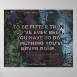Motivierend Plakat für Fitness-Zitat #005