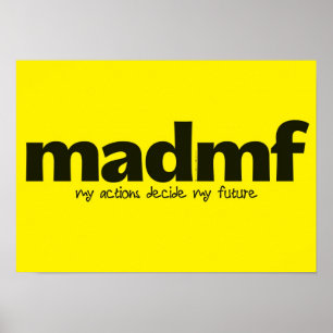 Motivierend Plakat - meine Aktionen entscheiden