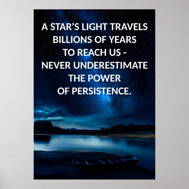 Motivierend Plakatausschreibungen Poster (Vorne)