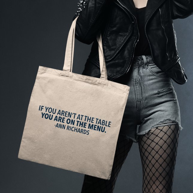 Motivierend politisches Zitat von Ann Richards Tragetasche (Von Creator hochgeladen)