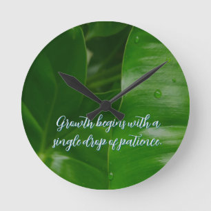 Motivierend positiv anpassbar runde wanduhr