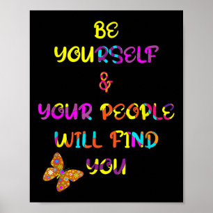Motivierend positive Grafikdesign-Inspiration Poster