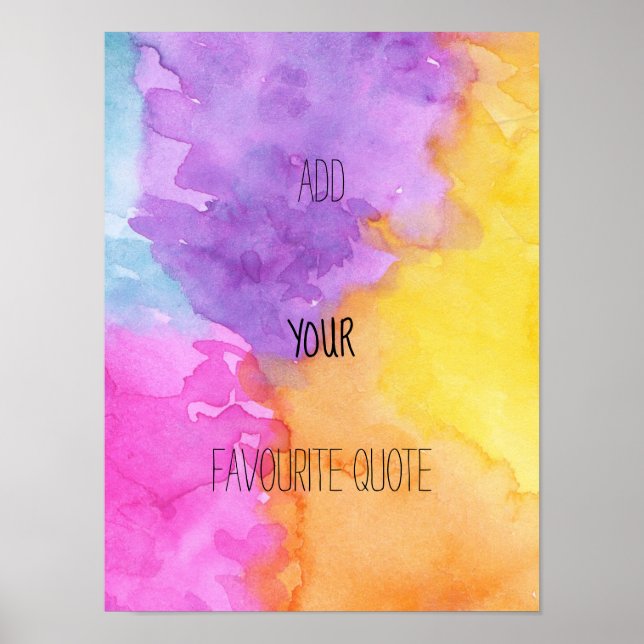 Motivierend Poster (Vorne)