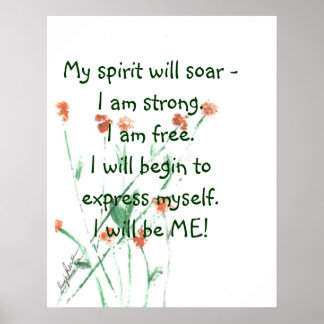 Motivierend Poster