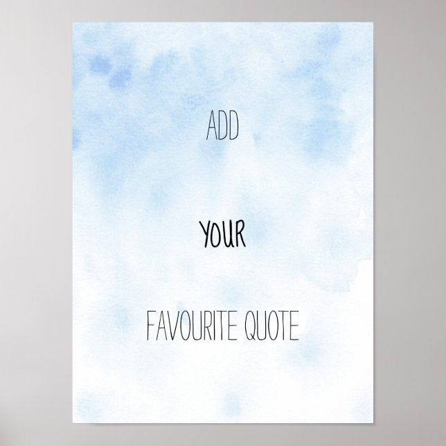 Motivierend Poster (Vorne)