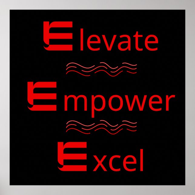 Motivierend Poster (Vorne)