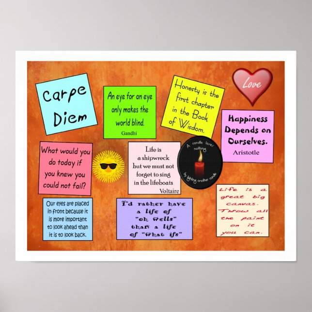 Motivierend Poster (Vorne)