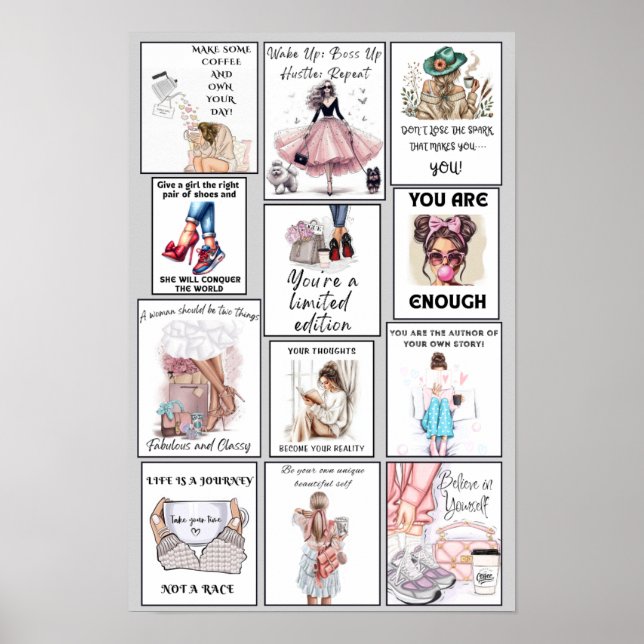 motivierend Poster (Vorne)