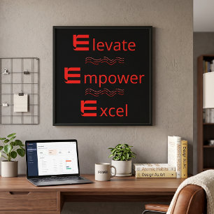 Motivierend Poster