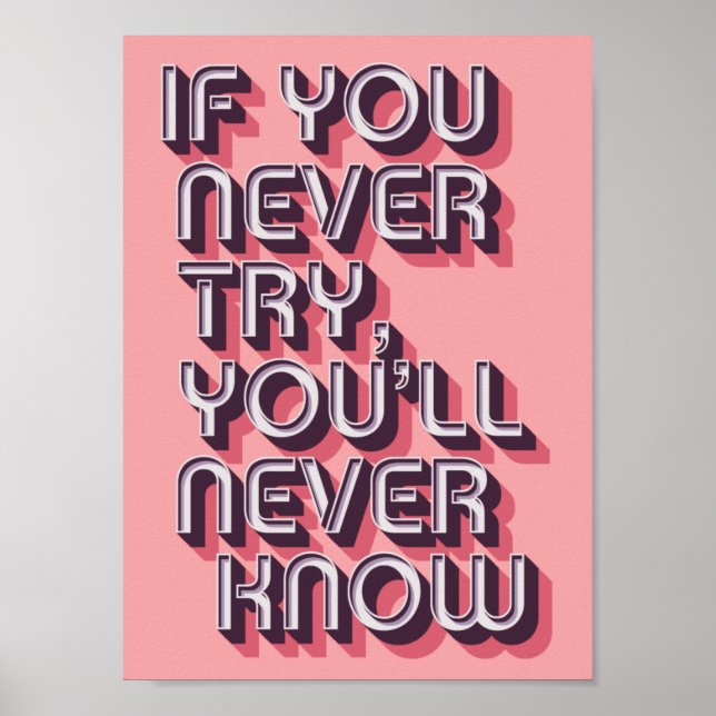 Motivierend Poster (Vorne)