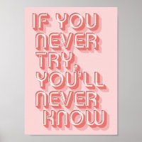Motivierend Poster