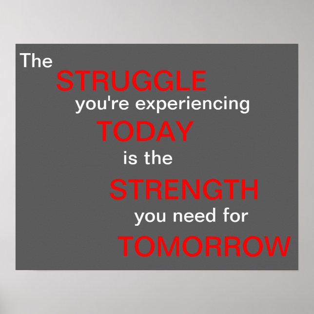 Motivierend Poster - (Vorne)