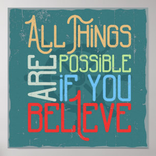 Motivierend Poster