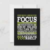 Motivierend Poster bleibe konzentrierte Arbeit har