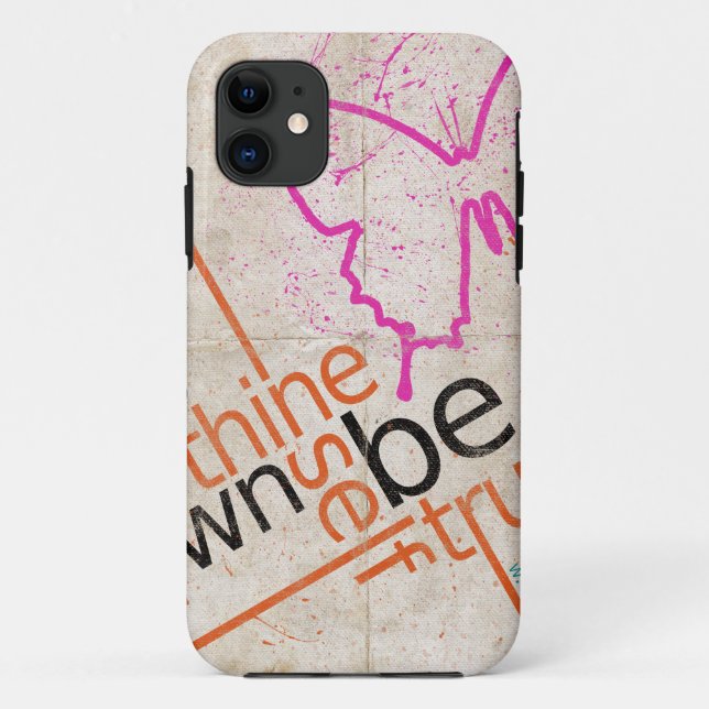Motivierend Poster Case-Mate iPhone Hülle (Rückseite)
