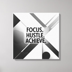 Motivierend Poster für Office und Zuhause Leinwanddruck