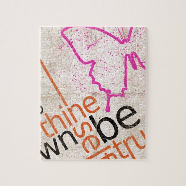 Motivierend Poster Puzzle (Vertikal)