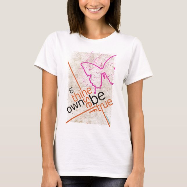 Motivierend Poster T-Shirt (Vorderseite)
