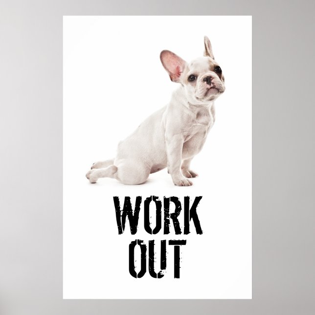 Motivierend Poster: Work Out! Poster (Vorne)
