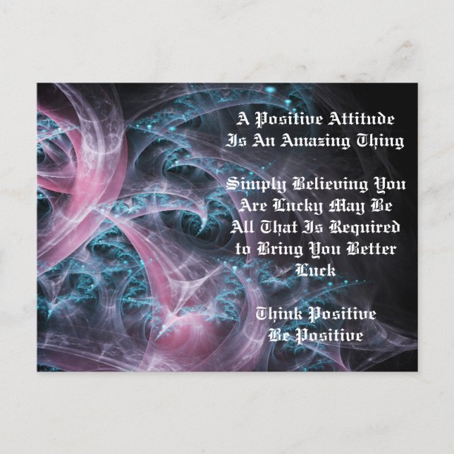 Motivierend Postkarte (Vorderseite)