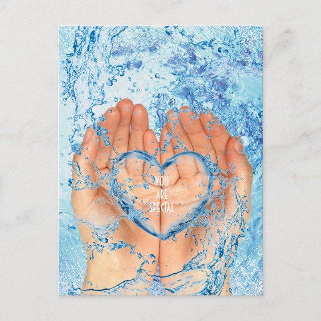 Motivierend Postkarte der Inspiration-Liebe (Vorderseite)