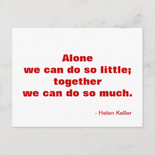 Motivierend Postkarte über Freundschaft