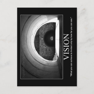 Motivierend Postkarte - VISION