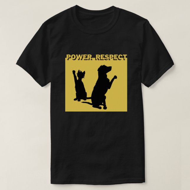 Motivierend Pro Choice Cat and Dog Pet T-Shirt (Design vorne)