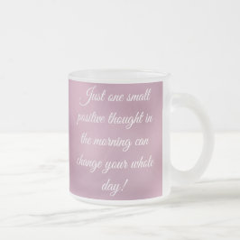 MOTIVIEREND QUOTEN KAFFEE-TASSE MATTGLASTASSE