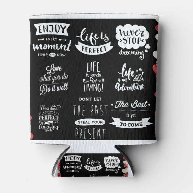 Motivierend Quotes-Nachrichten für Sie-1-1-1 Dosenkühler (Vorderseite)