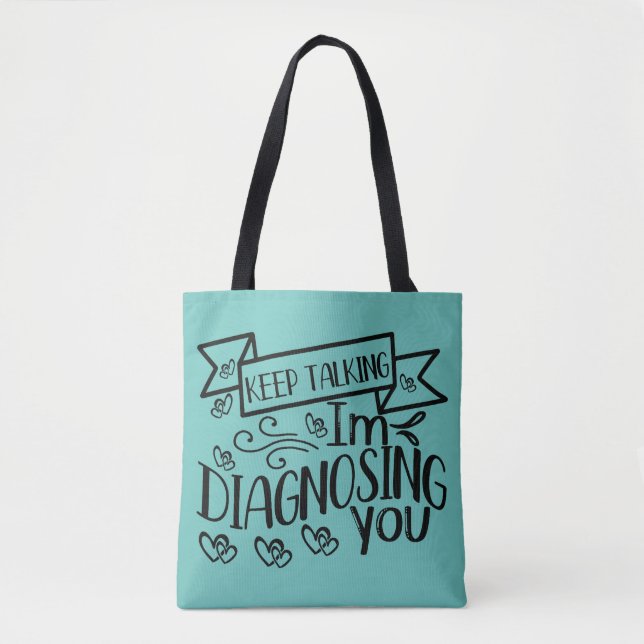 Motivierend Quotes Tote Bag für Studierende (Vorderseite)