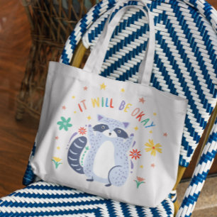 Motivierend Raccoon-Tiertotbeutel Tragetasche