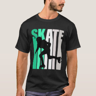 Motivierend Roller Skaten Fan Lieben Bday Derby L T-Shirt