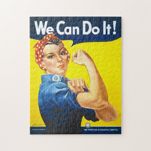 Motivierend: Rosie the Riveter, "Wir können es!" Puzzle (Vertikal)