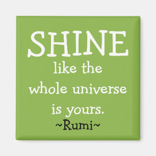 Motivierend Rumi Zitat Magnet