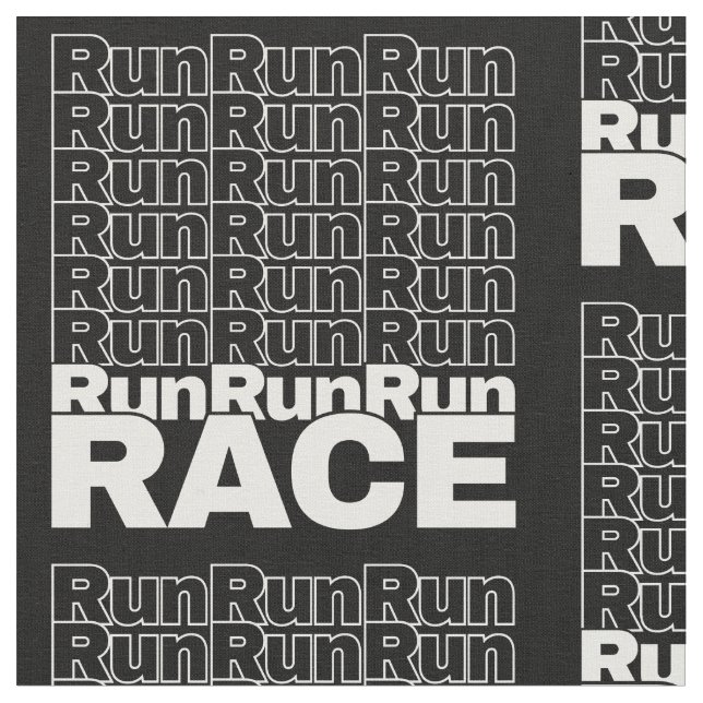 Motivierend Runner-In-Training-Zitat - Rennen lauf Stoff (Nahaufnahme)