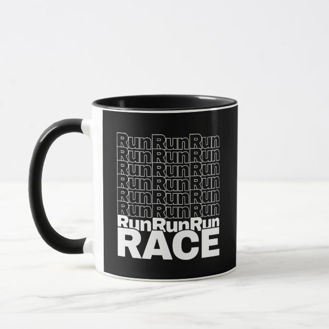 Motivierend Runner-In-Training-Zitat - Rennen lauf Tasse (Links)