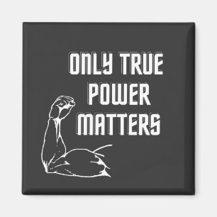 Motivierend Satz mit Muskelarm Magnet