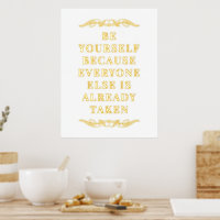 Motivierend sein Sie selbst Gold zu kaufen