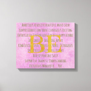 Motivierend sein, was Sie wollen Leinwanddruck