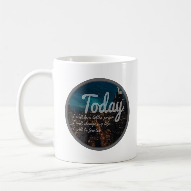 motivierend Selbstannahme Kaffeetasse (Links)