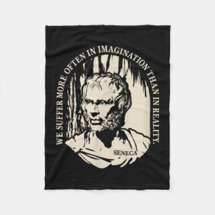 Motivierend Seneca-Zitat über Leben und Ameise; le Fleecedecke