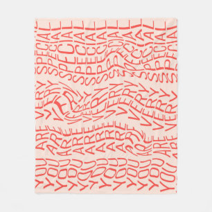 Motivierend: Sie sind besonders Fleecedecke