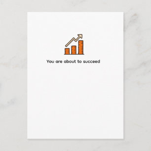 Motivierend Sie Werden Gerade Erfolgreich Benutzer Postkarte