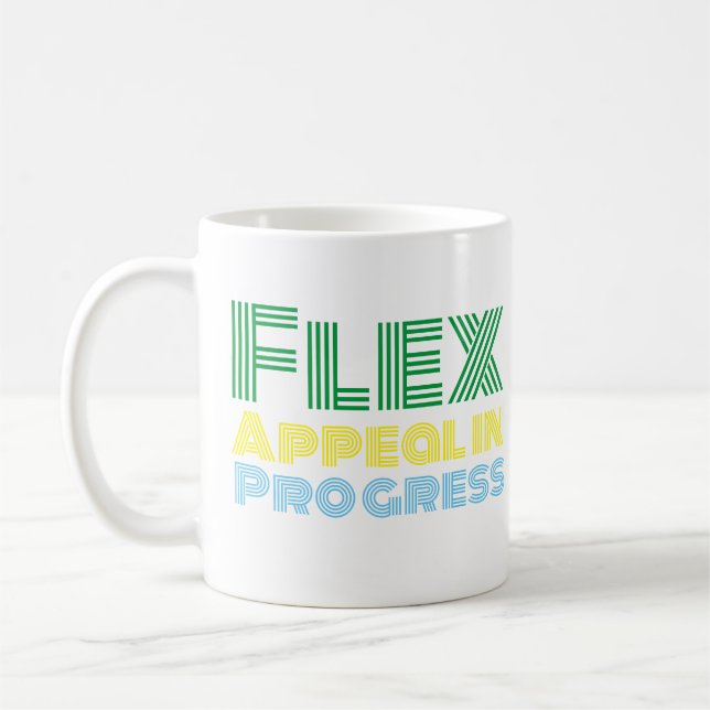 Motivierend Slogan Kaffeetasse (Links)