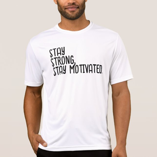 Motivierend Slogan T-Shirt (Vorderseite)