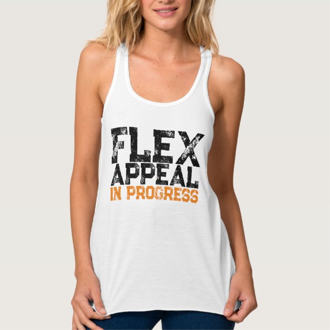Motivierend Slogan Tank Top (Vorderseite)