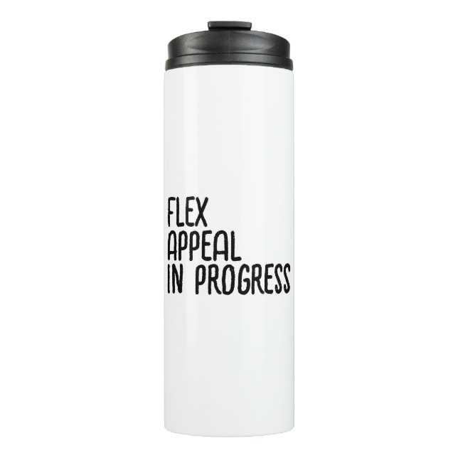 Motivierend Slogan Thermosbecher (Vorderseite)