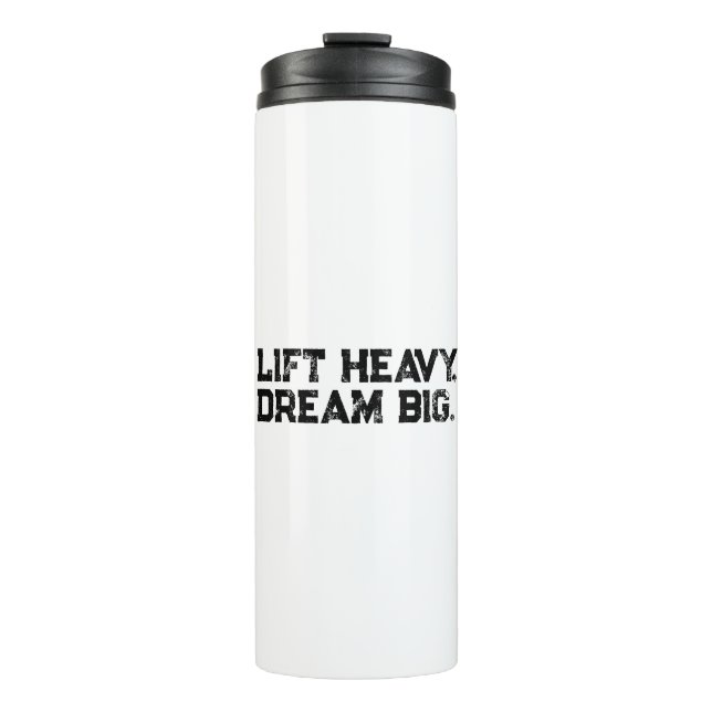 Motivierend Slogan Thermosbecher (Vorderseite)