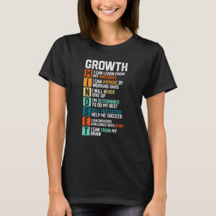 Motivierend Sprichwort - Positive Zitate Wachstums T-Shirt